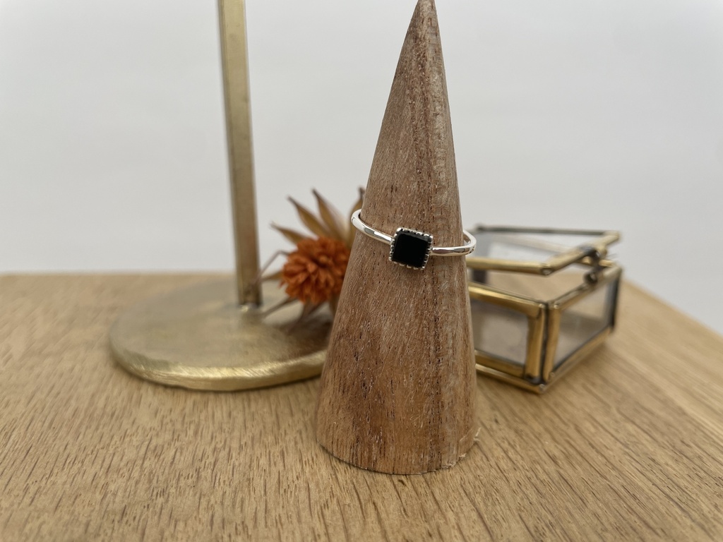 Bague Argent 925 & Onyx [1408]