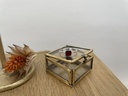 Bague Argent 925 & Agate rouge [1413]