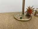 Bague Argent 925 & Agate verte [1416]