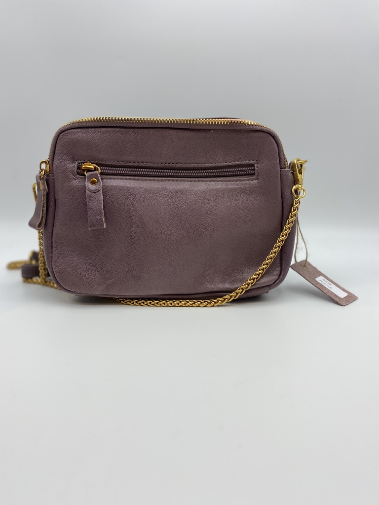 Sac à main Cuir/daim Mauve