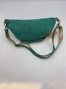 Sac banane Daim pailletés Vert