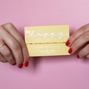 Bracelet Happy Jaune & Doré
