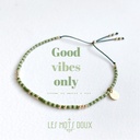 Bracelet Vibes Vert & Doré