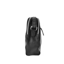 Sac 3 Compartiments Leana En Cuir Buffle Noir