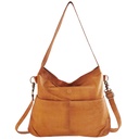 Sac En Bandoulière Olivia Cuir Vachette Cognac