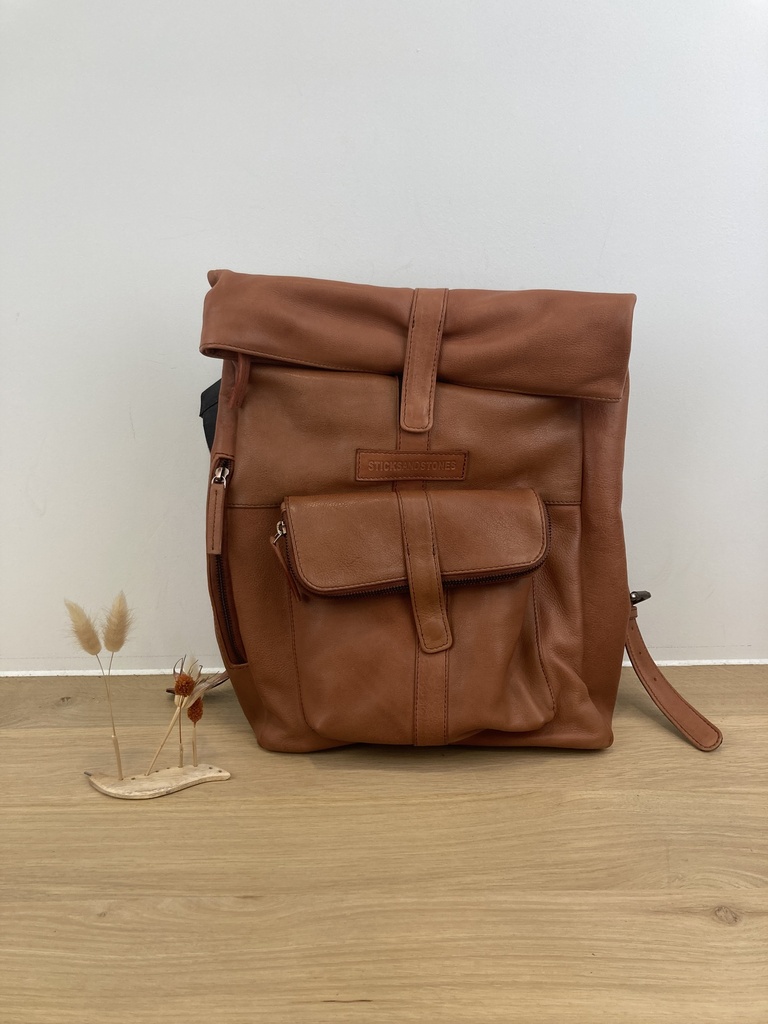 Backpack Messenger Cognac [Sac à Dos] 