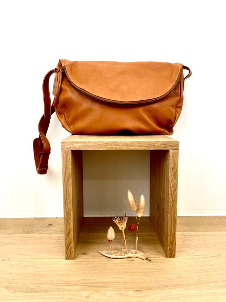 Besace 'Kenza' Cognac [0008]