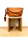 Besace 'Kenza' Cognac [0008]