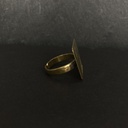 Bague Touareg dorée ajustable [0011]