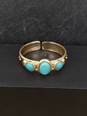 Bracelet doré & turquoise