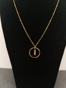 Collier 'Eugène' rose taille L