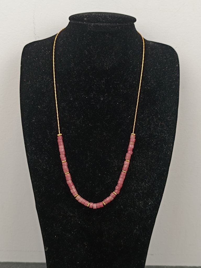 Collier 'Honolulu' Rhodonite