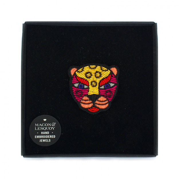 Broche 'Léopard Funky'