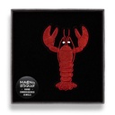 Broche 'Homard Orange'