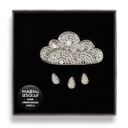 Broche 'Nuage et Pluie'
