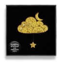 Broche 'Nuage or et Étoile'
