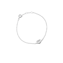 Bracelet 'Souvenir' Lips plaqué argent