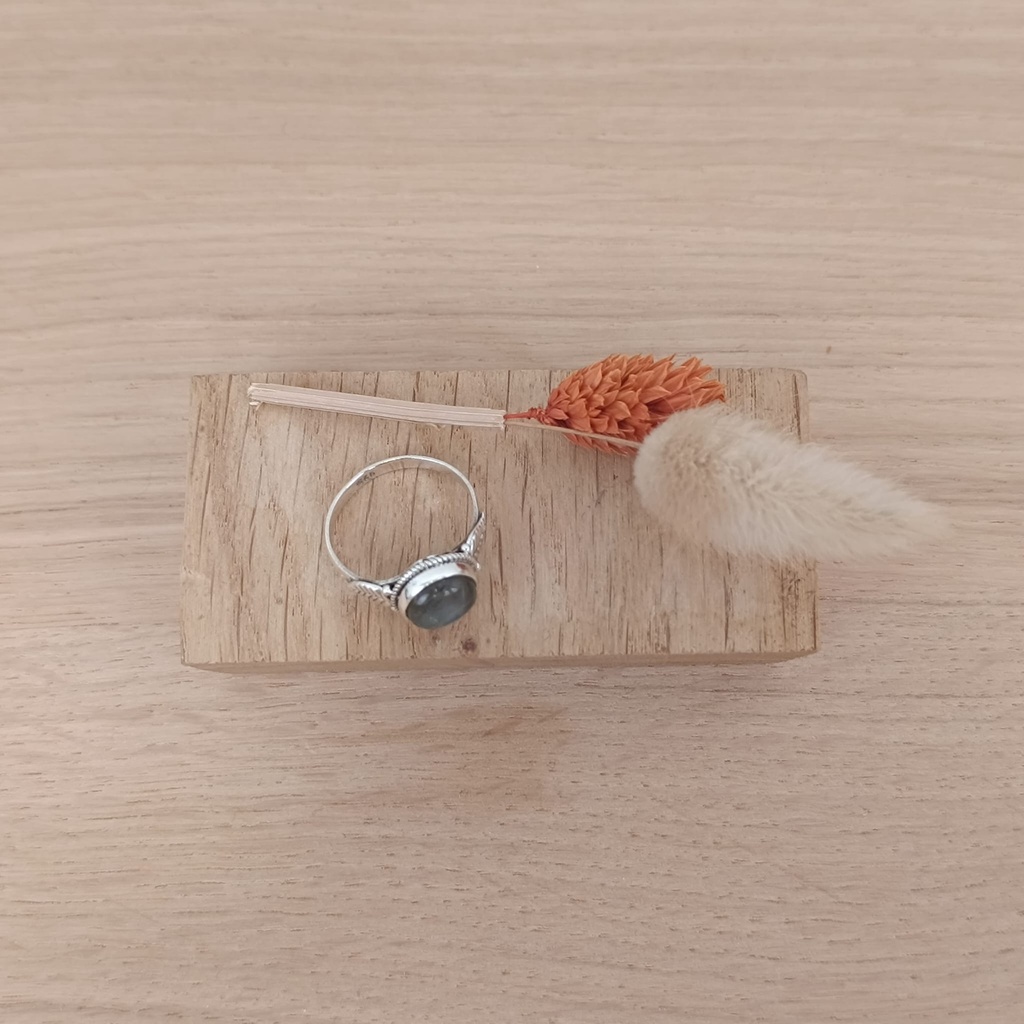 Bague Argent 925 & Labradorite [1496]