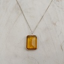 Pendentif Argent 925 & Citrine