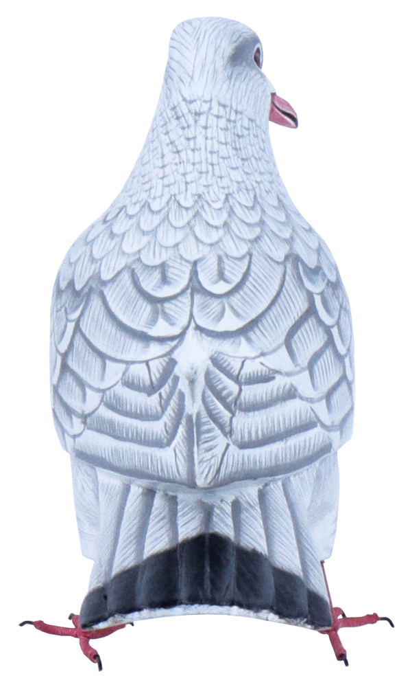 COLOMBE Blanc, Gris [Oiseaux en bois]