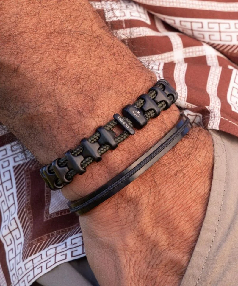 Bracelet Bold Bob (Army | Black, S/M (17cm