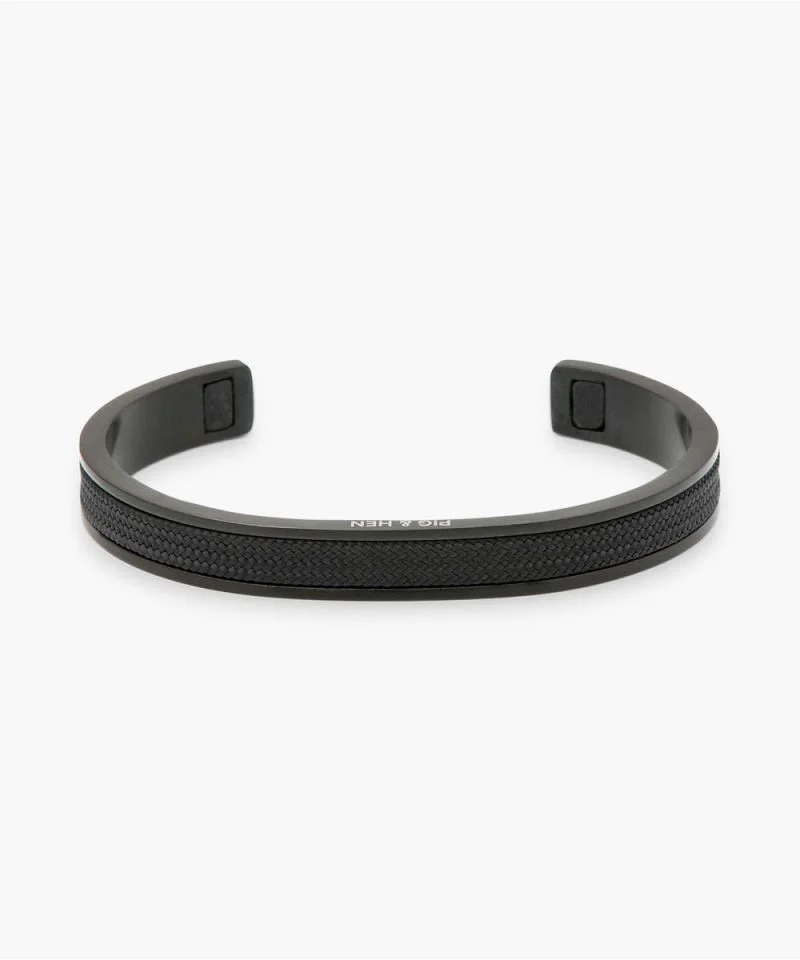 Bracelet Navarch 9mm (Black | Black, L (20cm)) 8720495011542