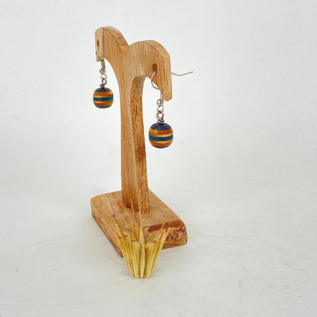 Boucles D'Oreilles en Skateboard Recyclé [0112]