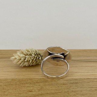 Bague Argent 925 & Corail Rouge [1846]