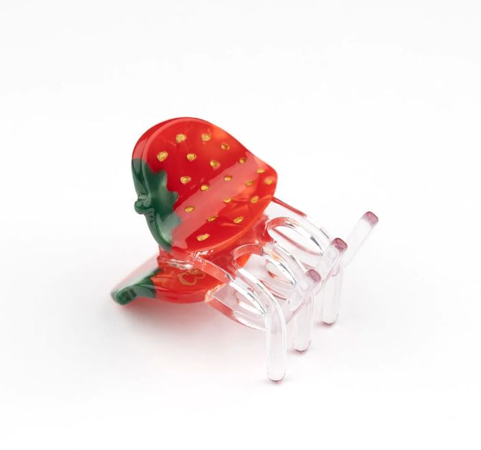 Mini pince à 
cheveux Fraise - Coucou Suzette
