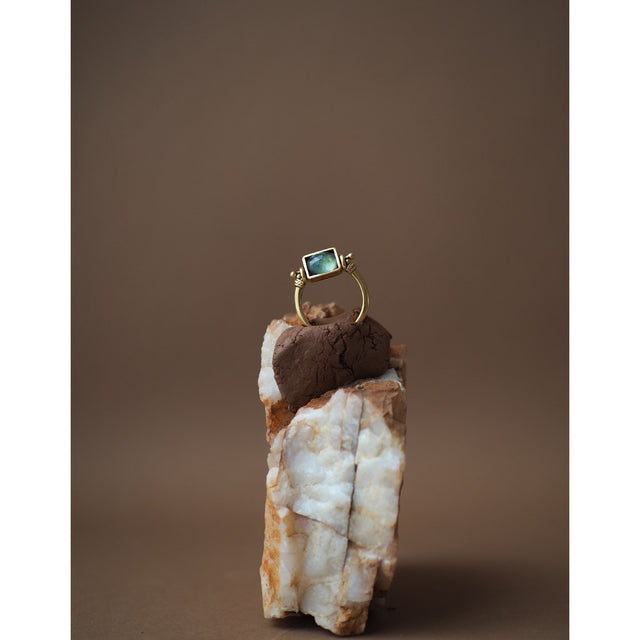 Bague AYA Pivot Lion Aventurine Taille 54 [Bague]