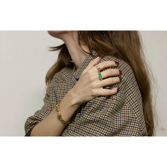 Bague AYA Pivot Lion Aventurine Taille 54 [Bague]