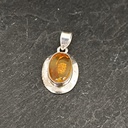 Pendentif Argent 925 & Ambre