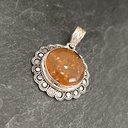 Pendentif Argent 925 & Ambre