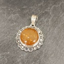 Pendentif Argent 925 & Ambre