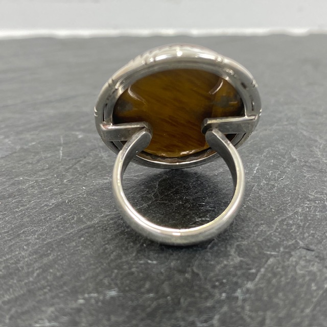 Bague Argent 925 & Œil de Tigre