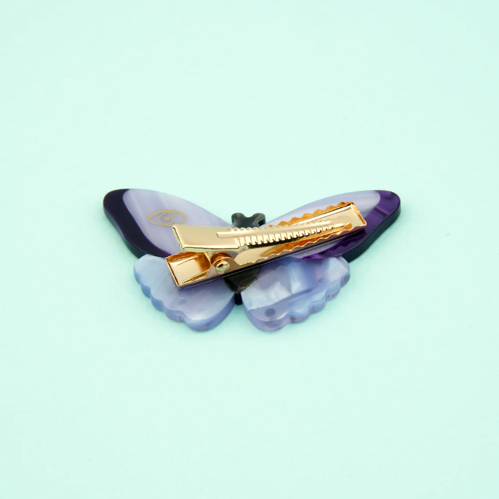 Barrette Papillon Mauve - Coucou Suzette