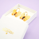 Boucles d'Oreilles Papillon Jaune - Coucou Suzette