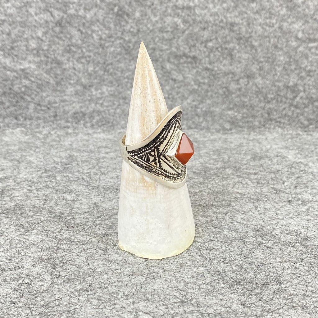 Bague Argent 925 & Cornaline [2252]