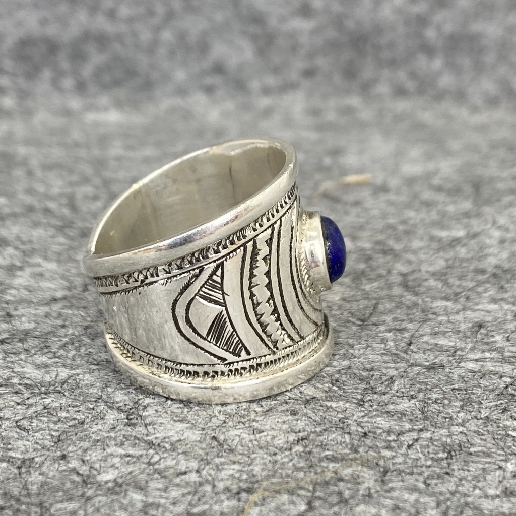 Bague Argent 925 & Lapis Lazuli [2255]
