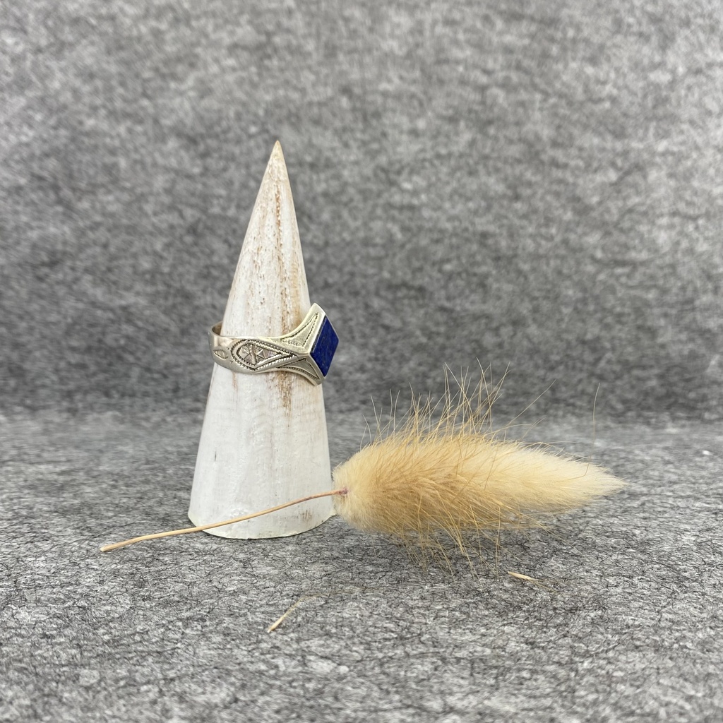 Bague Argent 925 & Lapis Lazuli [2256]