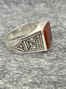 Bague Argent 925 & Cornaline [2285]