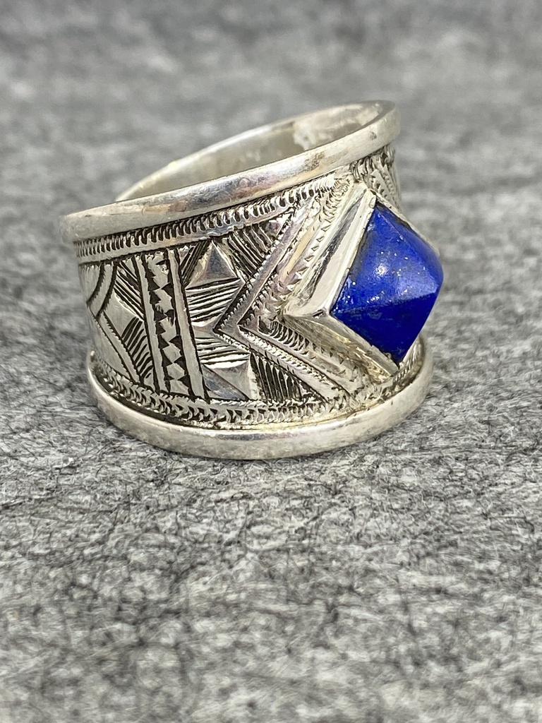 Bague Argent 925 & Lapis Lazuli [2304]
