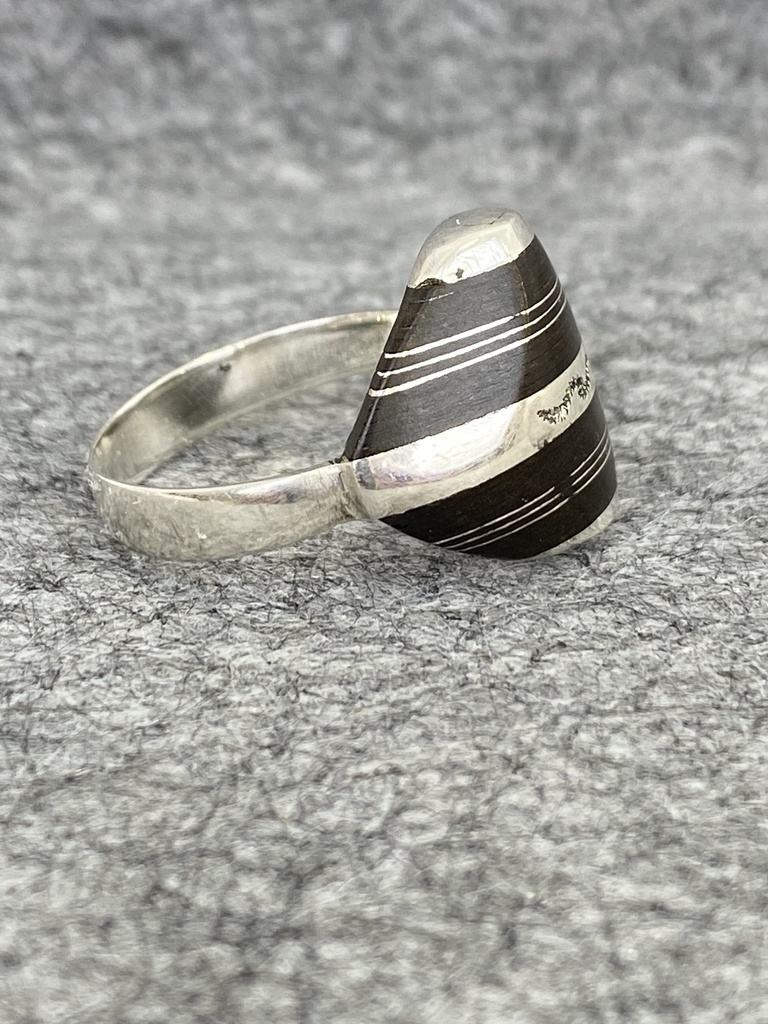 Bague Argent 925 & Ebène [2310]