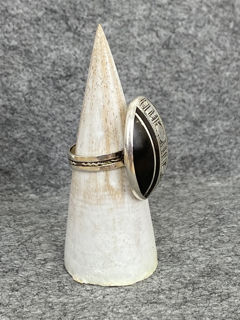 Bague Argent 925 & Ebène [2313]