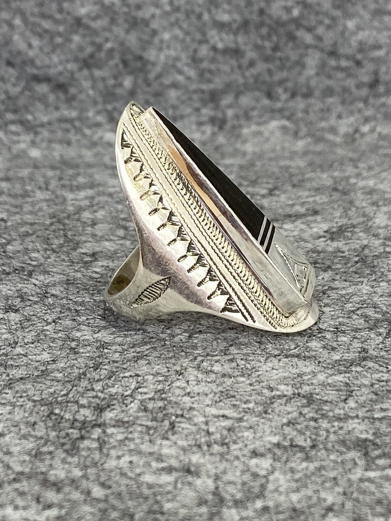 Bague Argent 925 & Ebène [2314]