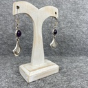 Boucles d'oreilles Argent 925 & Améthyste [1266]