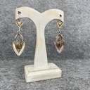 Boucles d'oreilles Argent 925 & Œil de Tigre [1272]