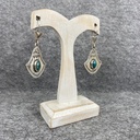 Boucles d'oreilles Argent 925 & Turquoise [1273]