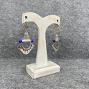 Boucles d'oreilles Argent 925 & Sodalite [1281]