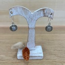 Boucles d'Oreilles - Argent 925 & Pierre de Lune [1407]